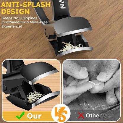 Nail Clippers for Seniors, Long Handled Toenail Clippers for Thick Toenails
