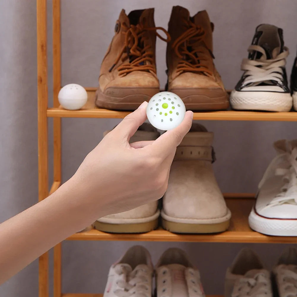 6Pcs Deodorizer Balls Sneaker Perfume Balls for Shoe Gym Bag Locker and Cars Deodorizer Neutralizing Odor Shoe Freshener Ball