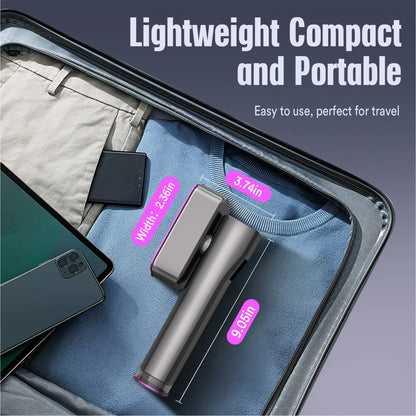 Steamer for Clothes,  Portable Travel Steamer & Iron 2 in 1, 3 Adjustable Steam Levels