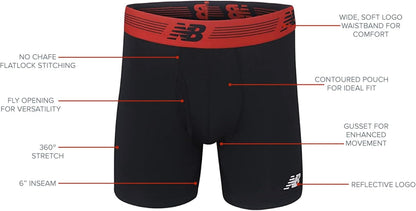New Balance Men'S Performance Boxer Briefs
