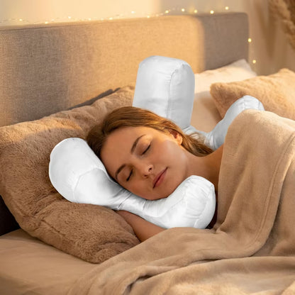 Anti Wrinkles-Aging Pillow Beauty Pillow Face Pillow for Beauty Sleep Back Sleep Pillow with a Free Pillow Case