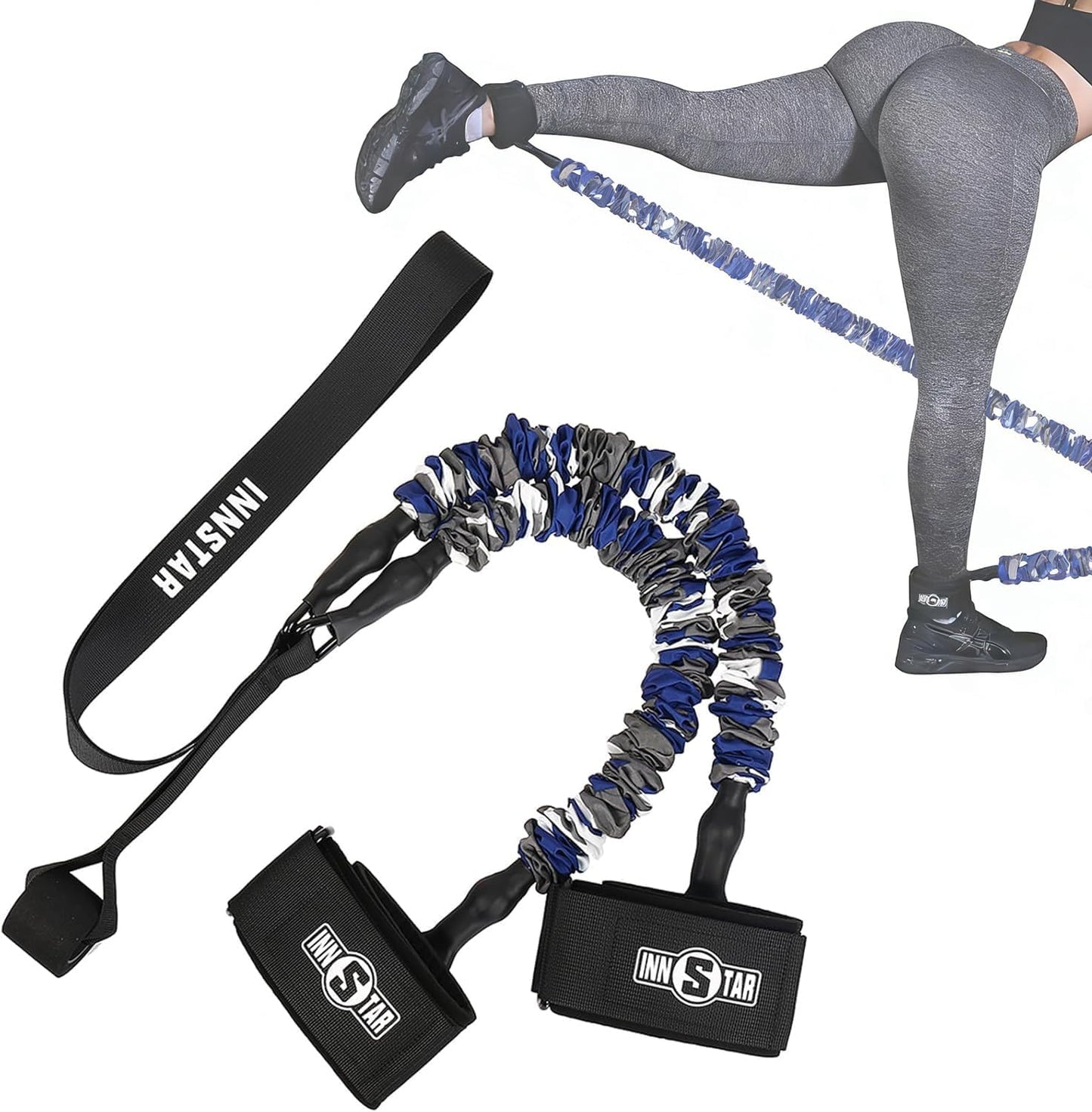 Multi-Function Resistance Bands for Working Out, Push up Exercise Bands Resistance Bands Set for Bench Press Gym Equipment, Home Workout, Travel Portabl