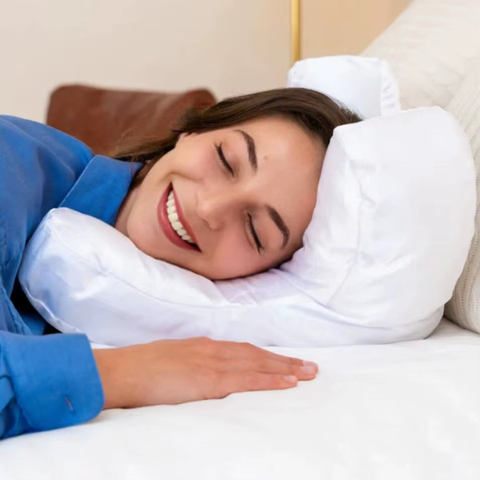 Anti Wrinkles-Aging Pillow Beauty Pillow Face Pillow for Beauty Sleep Back Sleep Pillow with a Free Pillow Case