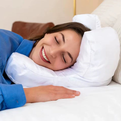 Anti Wrinkles-Aging Pillow Beauty Pillow Face Pillow for Beauty Sleep Back Sleep Pillow with a Free Pillow Case
