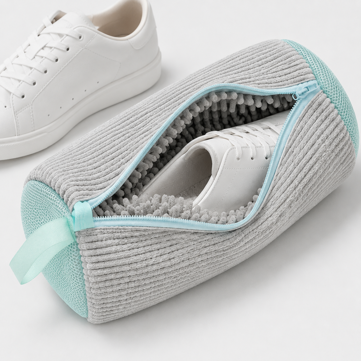 SoleSaver™ Sneaker Wash Bag 2.0 — Machine-Wash Kicks Without the Racket