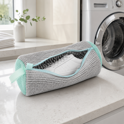 SoleSaver™ Sneaker Wash Bag 2.0 — Machine-Wash Kicks Without the Racket