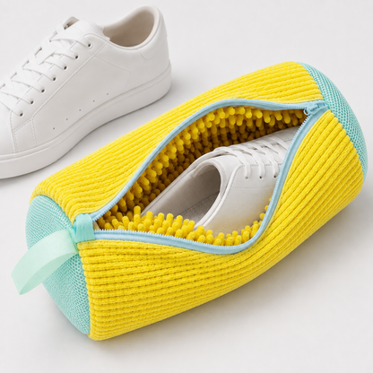 SoleSaver™ Sneaker Wash Bag 2.0 — Machine-Wash Kicks Without the Racket
