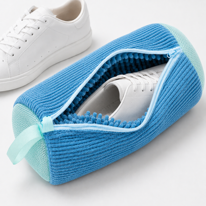 SoleSaver™ Sneaker Wash Bag 2.0 — Machine-Wash Kicks Without the Racket