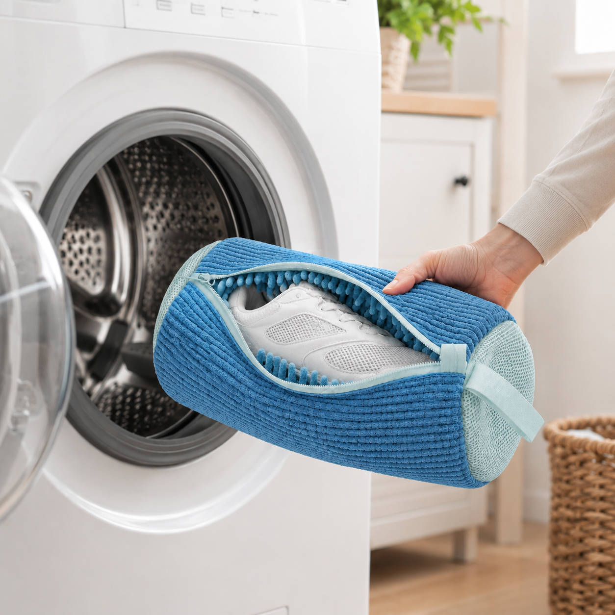 SoleSaver™ Sneaker Wash Bag 2.0 — Machine-Wash Kicks Without the Racket