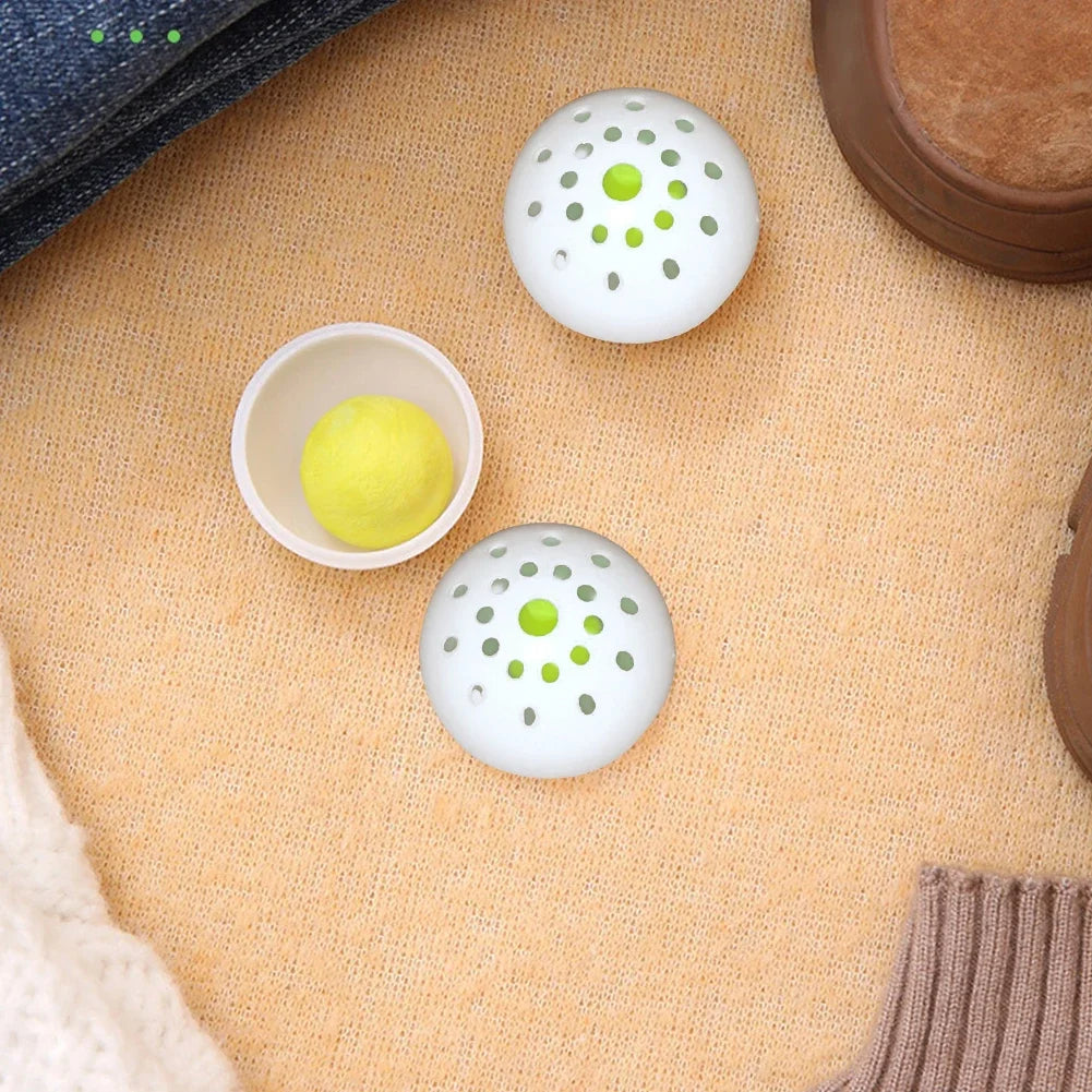 6Pcs Deodorizer Balls Sneaker Perfume Balls for Shoe Gym Bag Locker and Cars Deodorizer Neutralizing Odor Shoe Freshener Ball