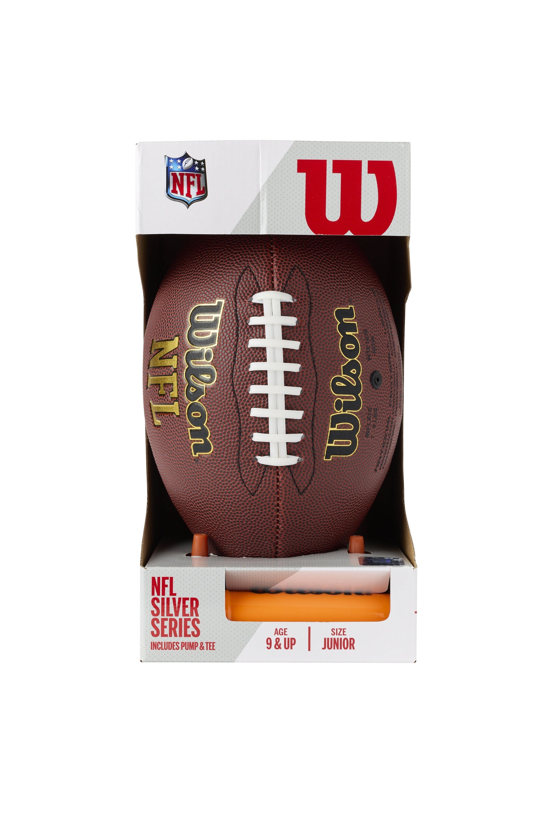 NFL Tailgate Time Football with Pump and Tee, Junior Size